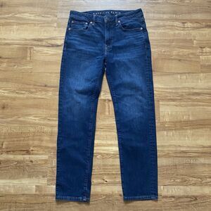 American Eagle Jeans Mens 31x32 Slim Straight Pant Airflex+ Stretch Denim Medium